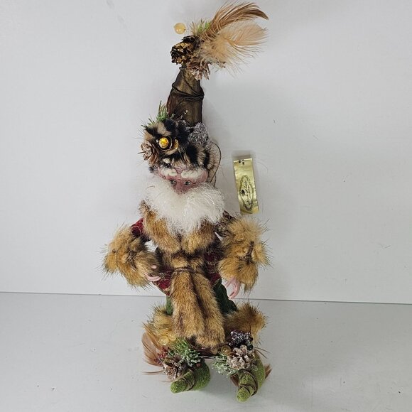 Mark Roberts Pinecone Fur Feather Forest Nymph Fairy Elf Figurine Collectible - Picture 9 of 9